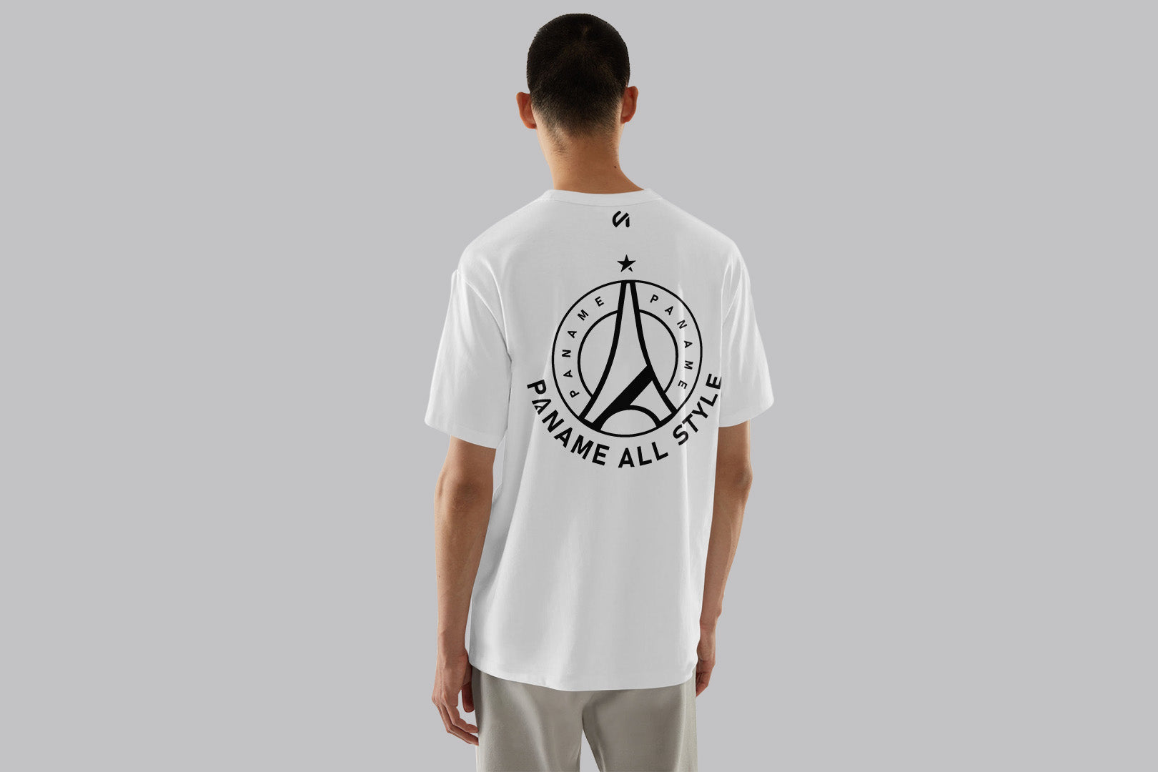 T-shirt PANAME ALL STYLE PARIS BLANC